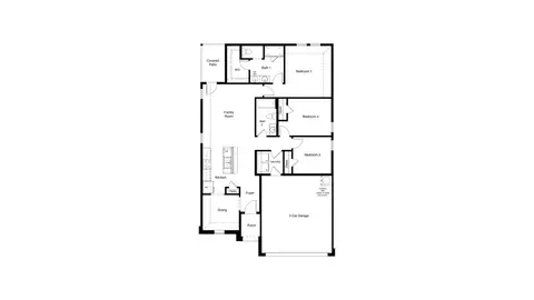 Floorplan - 5313 Legends Way, Krum, TX 76249 photo 1 of 1