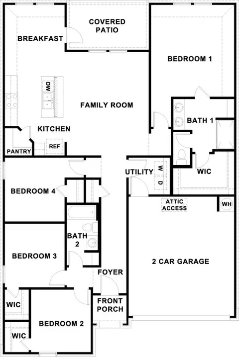 Floorplan - 142 Illusion Lake Ln, Buda, TX 78610 photo 1 of 1