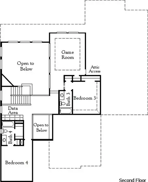 Floorplan - 208 Shady Spring Trl, Georgetown, TX 78628 photo 2 of 2