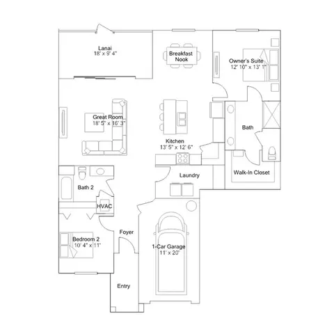 Floorplan - 17121 Jadestone Ct, Venice, FL 34293 photo 1 of 1