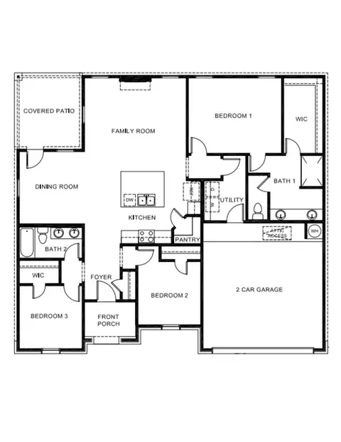 Floorplan - 27 Wolfsbridge Loop, Cabot, AR 72023 photo 1 of 1