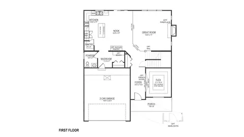 Floorplan - 930 E Drahner Rd, Oxford, MI 48371 photo 1 of 2