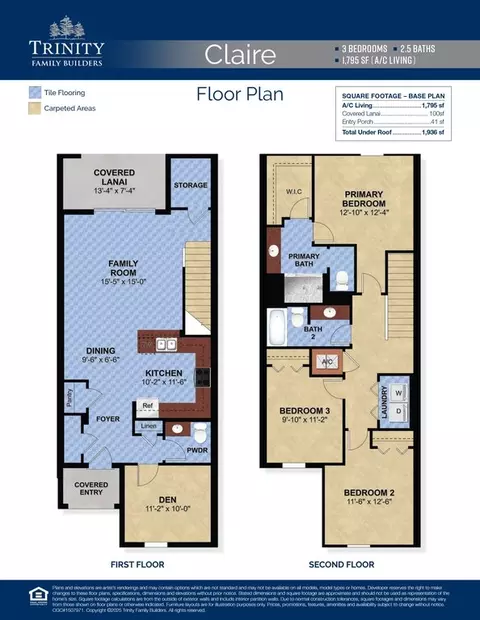 Floorplan - 2412 Wild Horse Way, Eustis, FL 32726 photo 1 of 1