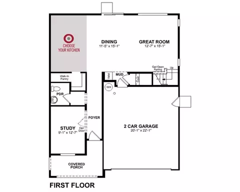 Floorplan - 3136 Leap Frog Loop, Roseville, CA 95747 photo 1 of 2