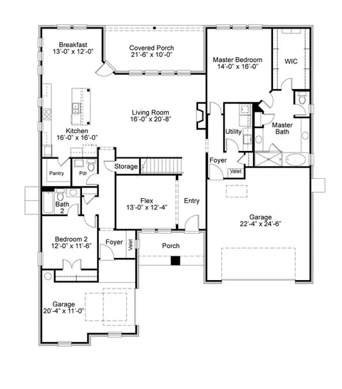 Floorplan - 7201 E Oakland St, Broken Arrow, OK 74014 photo 2 of 2