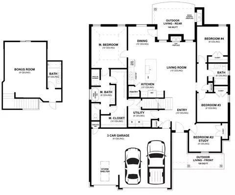 Floorplan - 932 Hydrangea Way, Edmond, OK 73034 photo 1 of 1