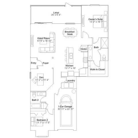 Floorplan - 17121 Jadestone Ct, Venice, FL 34293 photo 1 of 1