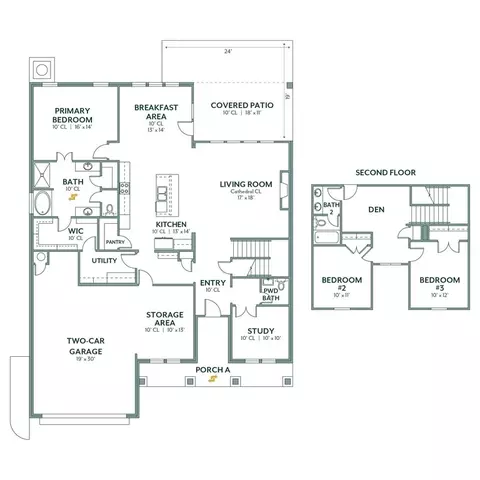 Floorplan - 16140 Tall Grass Dr, Moore, OK 73170 photo 1 of 1