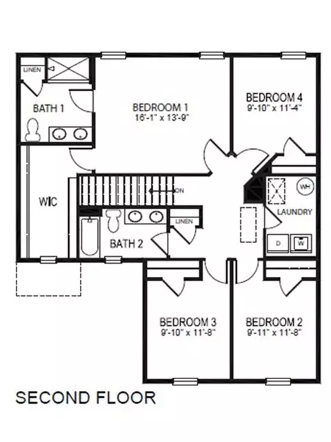 Floorplan - 437 Abagail Cir, Harrington, DE 19952 photo 2 of 2