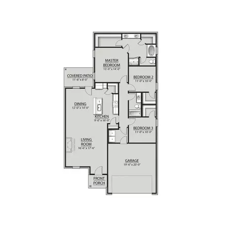 Floorplan - Magnolia Pointe Road, Monroe, LA 71203 photo 1 of 1