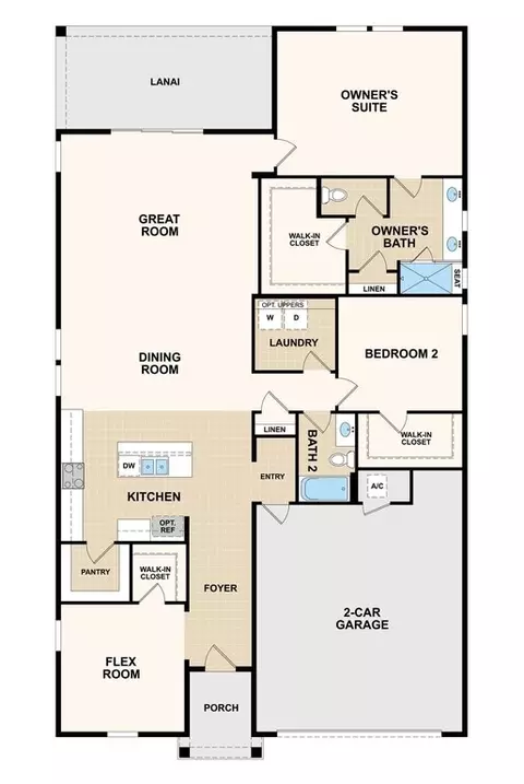 Floorplan - 636 Knotted Birch Ave, Saint Augustine, FL 32092 photo 1 of 1