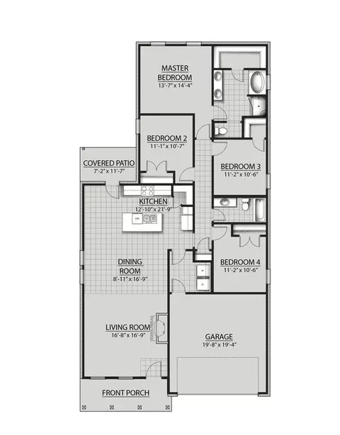 Floorplan - 14 Splendor Run, Freeport, FL 32439 photo 1 of 1