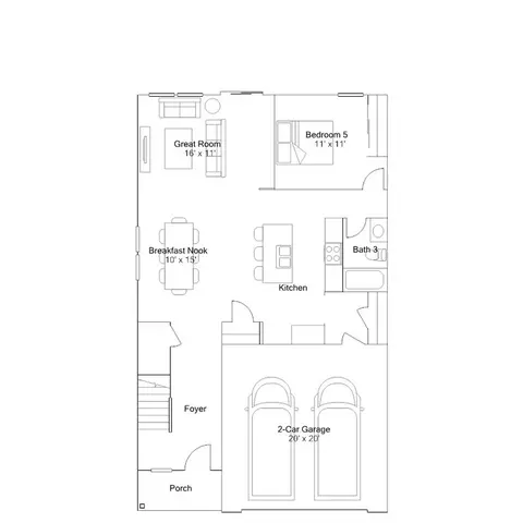 Floorplan - 7220 Honeysuckle Ct, Pendleton, IN 46064 photo 1 of 3