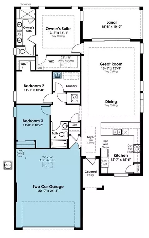 Floorplan - 14363 Hammock Oak St, Parrish, FL 34219 photo 1 of 1
