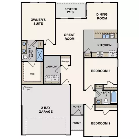 Floorplan - 588 Burnett Ave, Chowchilla, CA 93610 photo 1 of 1