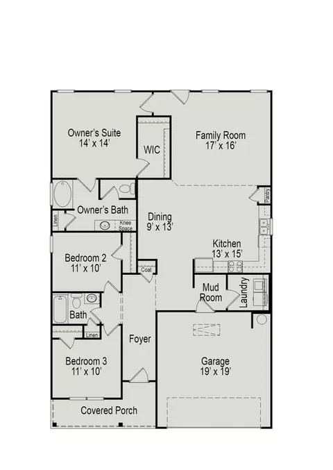 Floorplan - 401 Nottely Dr, Temple, GA 30179 photo 1 of 1