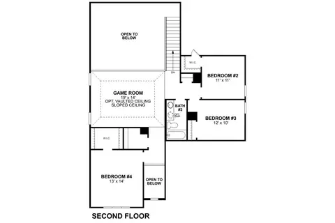 Floorplan - 2704 Fork Way, Celina, TX 75009 photo 2 of 3