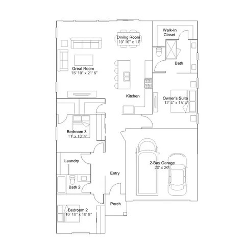 Floorplan - 1845 Tahoe Rd S, Madera, CA 93636 photo 1 of 1