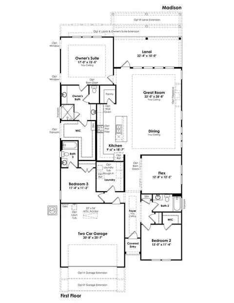 Floorplan - 806 Cresswind Blvd, Locust, NC 28097 photo 1 of 1