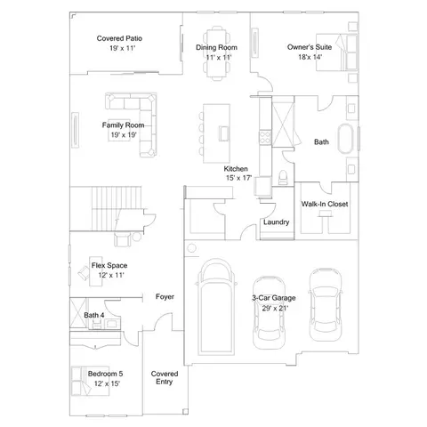 Floorplan - 5504 Nina Way, Saint Cloud, FL 34771 photo 1 of 2