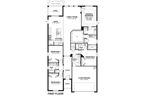 Floorplan - 2547 Great Heron Ave, Saint Cloud, FL 34773 photo 1 of 5
