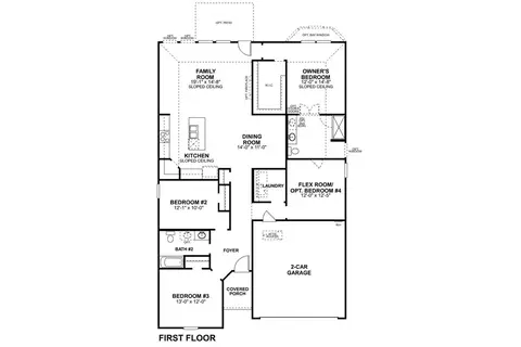 Floorplan - 6517 Adderly Rd, Pilot Point, TX 76258 photo 2 of 3