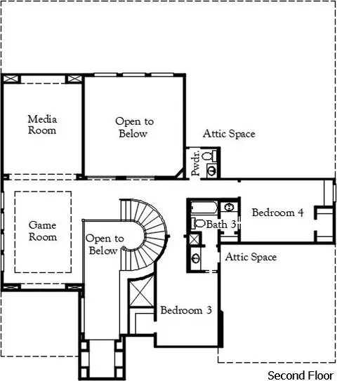 Floorplan - 1741 Kyle Ct, Prosper, TX 75078 photo 2 of 2