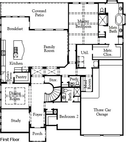 Floorplan - 1741 Kyle Ct, Prosper, TX 75078 photo 1 of 2