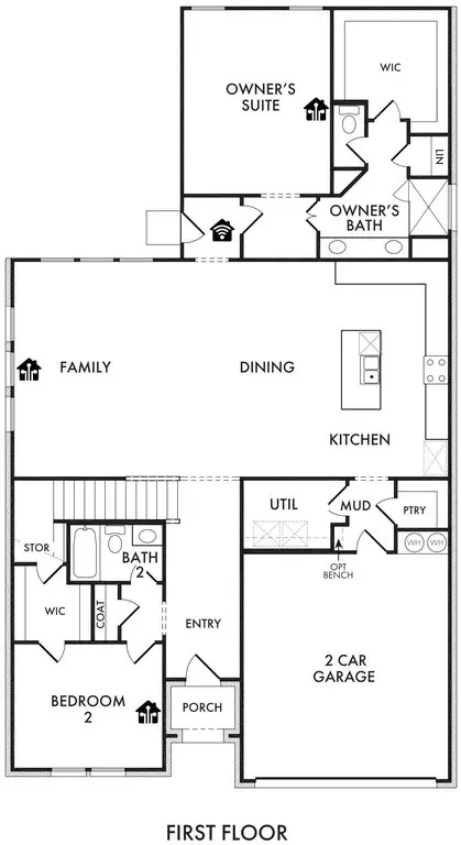 Floorplan - 808 Rockcloud Dr, Haslet, TX 76052 photo 1 of 1