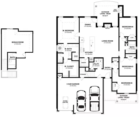 Floorplan - 8701 Stark St, Arcadia, OK 73007 photo 1 of 1