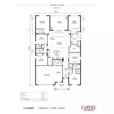 Floorplan - 4521 Flower Fields Trl, Bradenton, FL 34210 photo 1 of 2