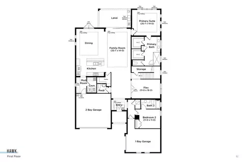 Floorplan - 8308 Golden Beach Ct, Parrish, FL 34219 photo 1 of 4
