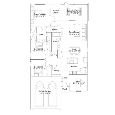 Floorplan - 6867 SW 90th Loop, Ocala, FL 34476 photo 1 of 1