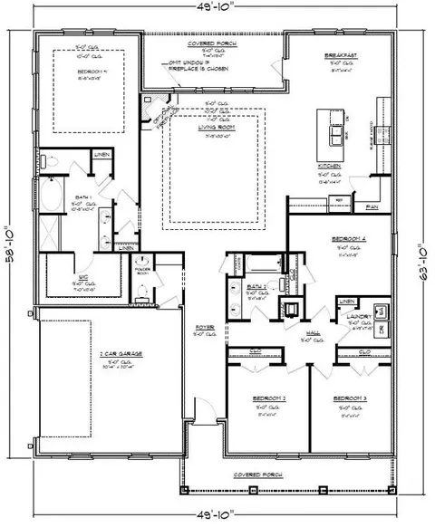 Floorplan - 9500 Mossy Rd, Biloxi, MS 39532 photo 2 of 2