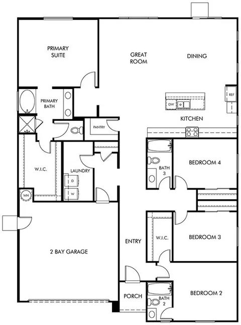 Floorplan - 35039 Roberts Pl, Beaumont, CA 92223 photo 1 of 1
