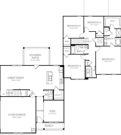 Floorplan - 2299 Forrest Cv, Auburn, AL 36830 photo 1 of 1