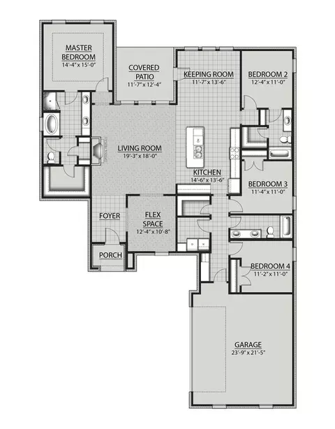 Floorplan - 2508 Juniper Berry Cir, Cantonment, FL 32533 photo 1 of 1