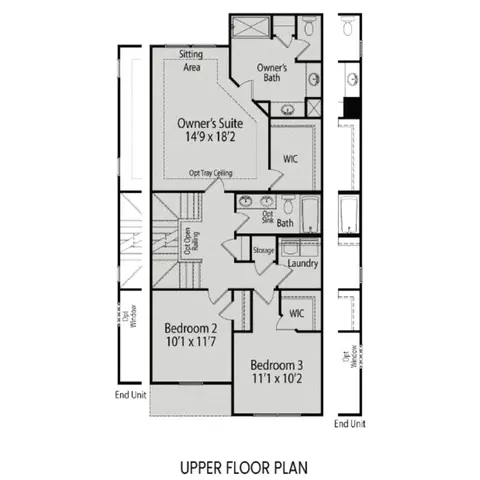 Floorplan - 3862 Well Fleet Dr, Willow Spring, NC 27592 photo 2 of 3