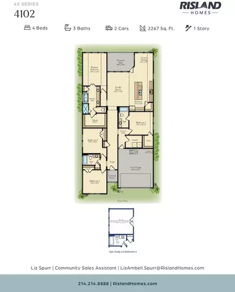 Floorplan - 14566 Flossie St, Pilot Point, TX 76258 photo 1 of 1