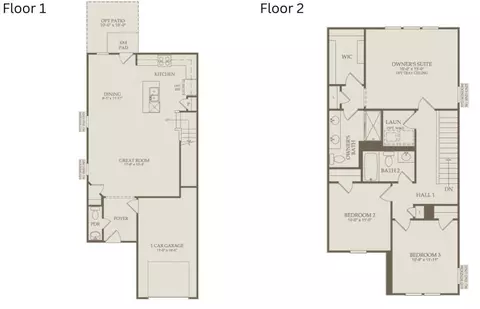 Floorplan - 4130 Rustic Ridge Dr, Durham, NC 27704 photo 1 of 1