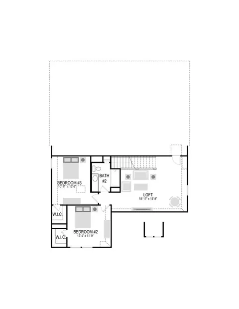 Floorplan - 804 Rockcloud Dr, Haslet, TX 76052 photo 2 of 3