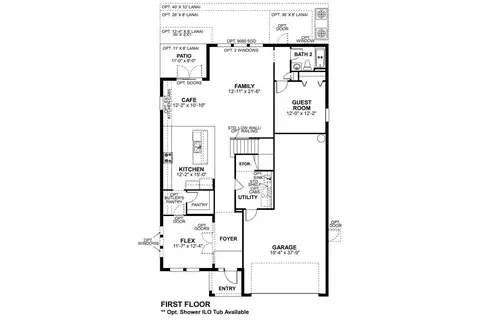 Floorplan - 2528 Clary Sage Dr, Spring Hill, FL 34609 photo 1 of 2