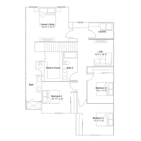 Floorplan - 907 Shasta Ct, Ripon, CA 95366 photo 2 of 2