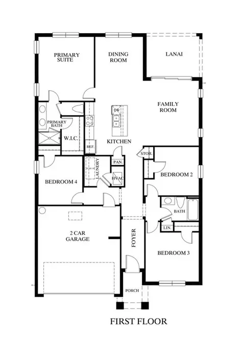 Floorplan - 3874 Daybreak Run Loop, Spring Hill, FL 34609 photo 1 of 1