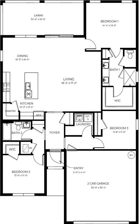 Floorplan - 6510 SE Park Trace Dr, Stuart, FL 34997 photo 1 of 1
