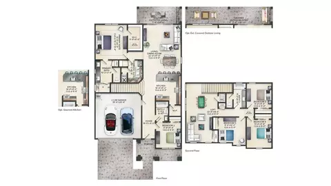 Floorplan - 4914 Prairie Preserve Run, Saint Cloud, FL 34772 photo 1 of 1