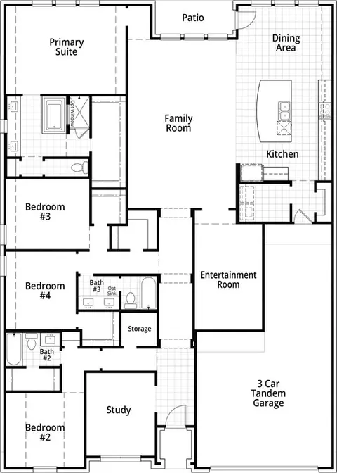 Floorplan - 325 Vale Run, Kyle, TX 78640 photo 1 of 1