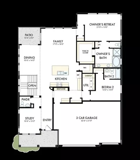 Floorplan - 17170 Alsike Clover Ct, Monument, CO 80132 photo 1 of 2
