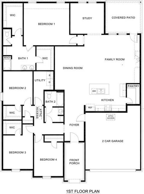Floorplan - 2148 Hampton St, Anna, TX 75409 photo 1 of 1