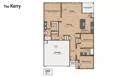Floorplan - 405 Crocus Ct, Richlands, NC 28547 photo 1 of 2